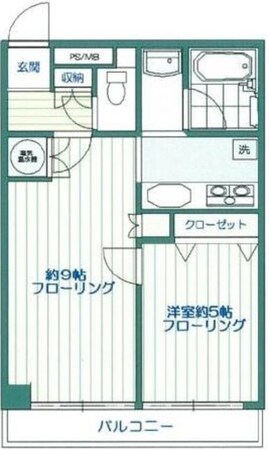 クレール駒込の物件間取画像